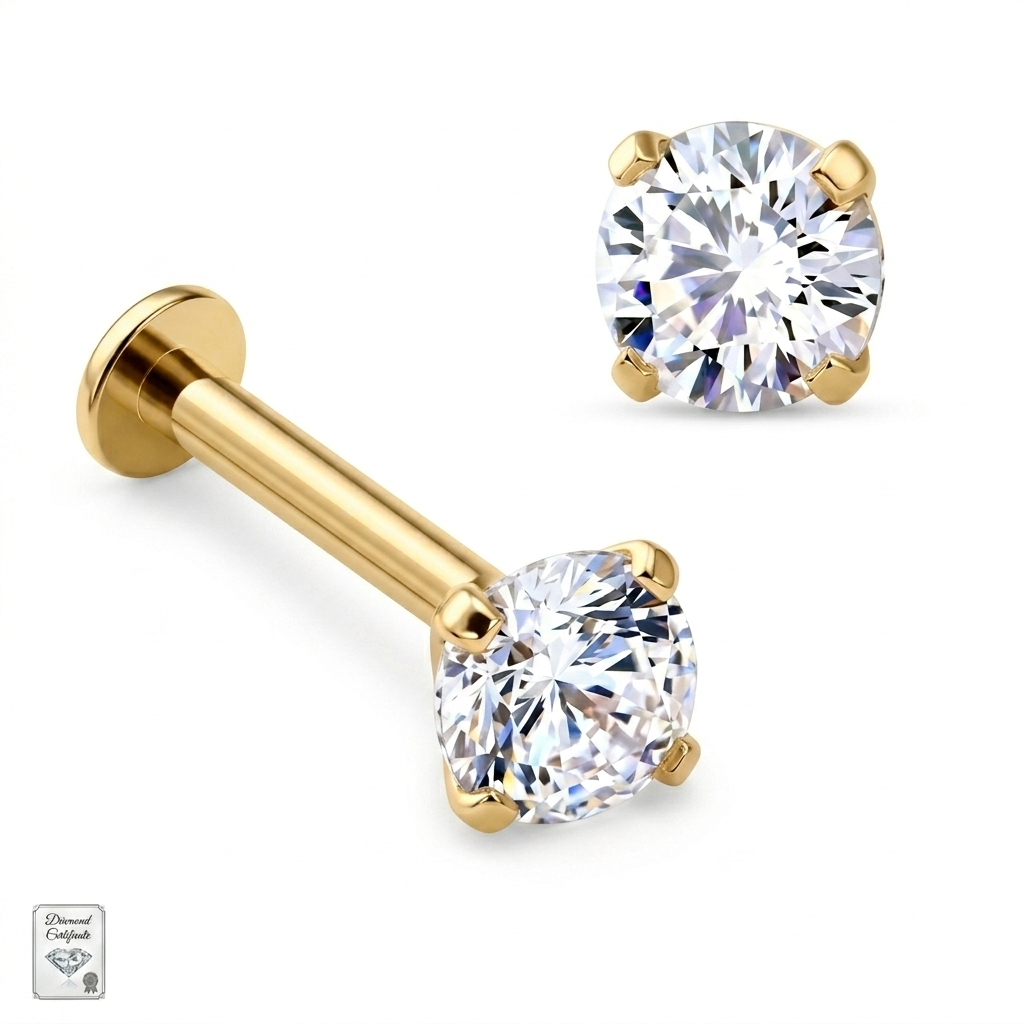 14K Gold Royal Radiance Lab Diamond - Image 4