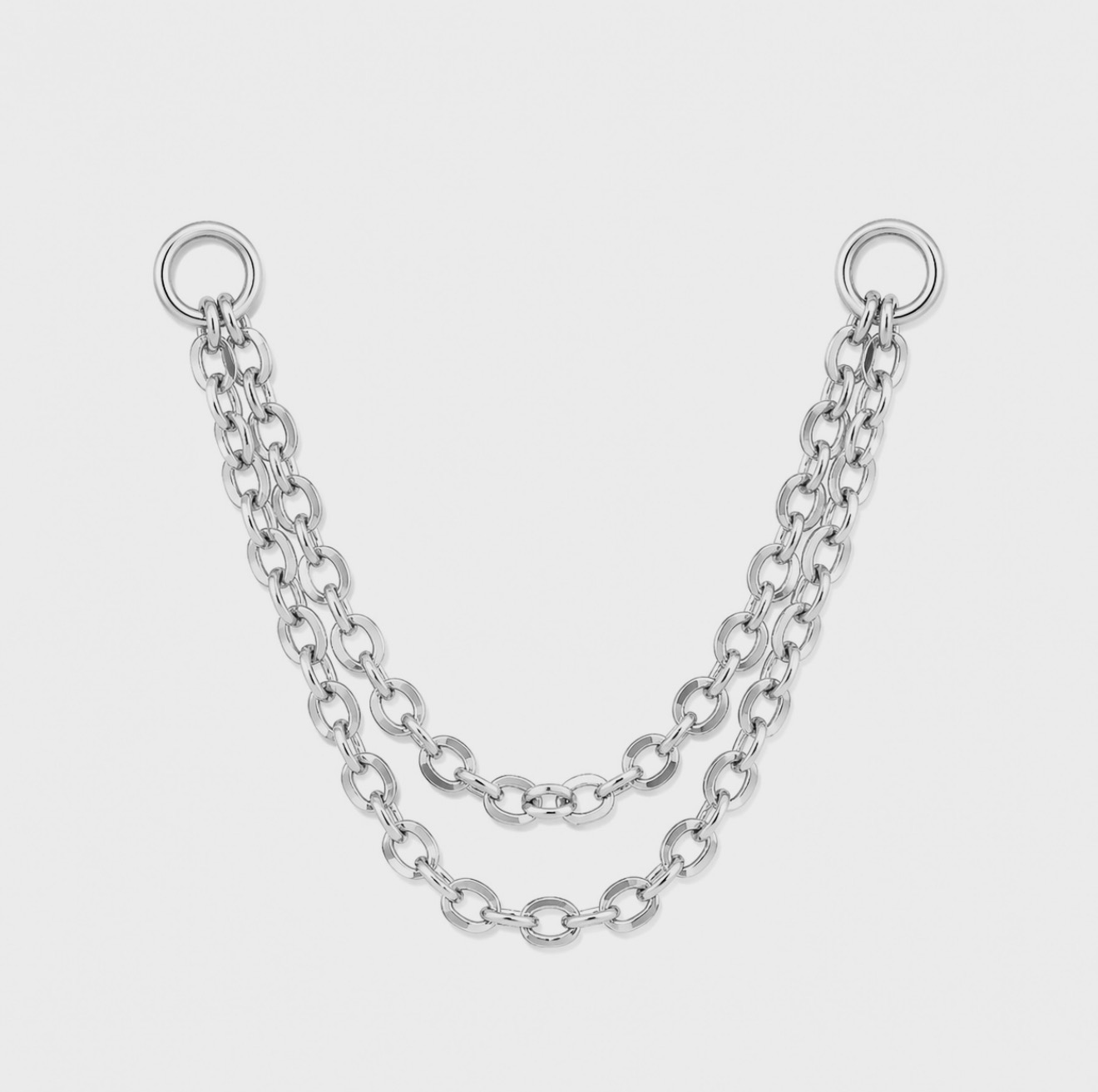 14K Gold Double Connecting Chain - Image 3