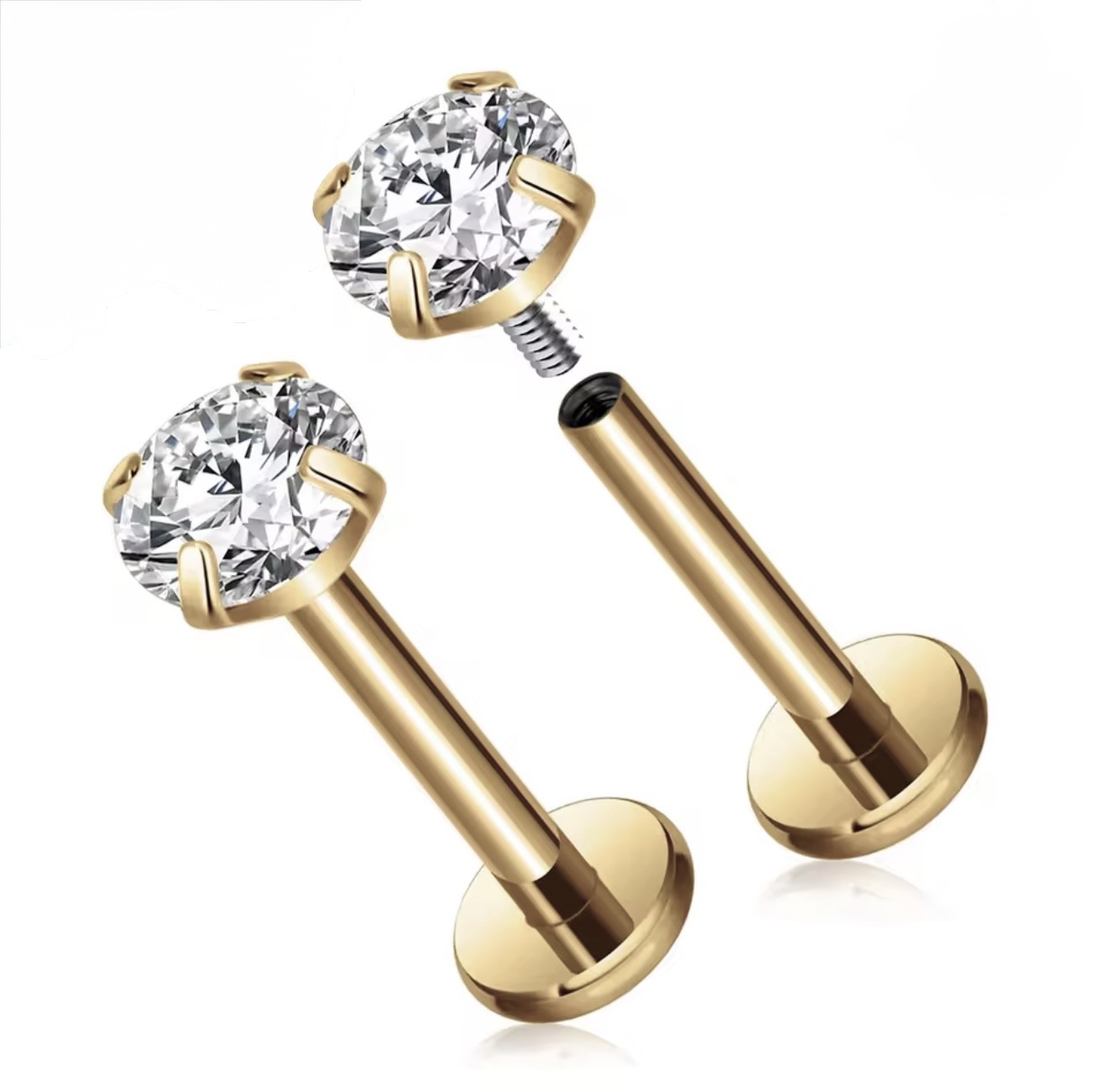 Premium Titanium Classic Crystal Solitaire - Image 5