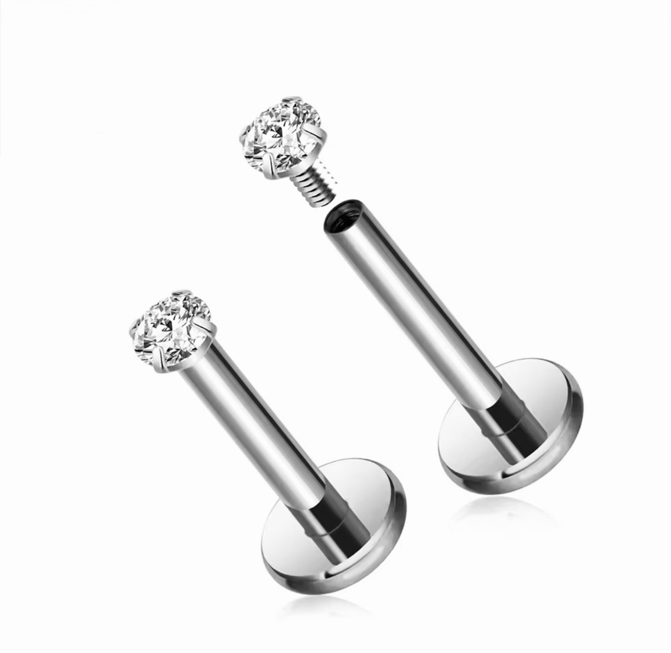 Premium Titanium Classic Crystal Solitaire - Image 6