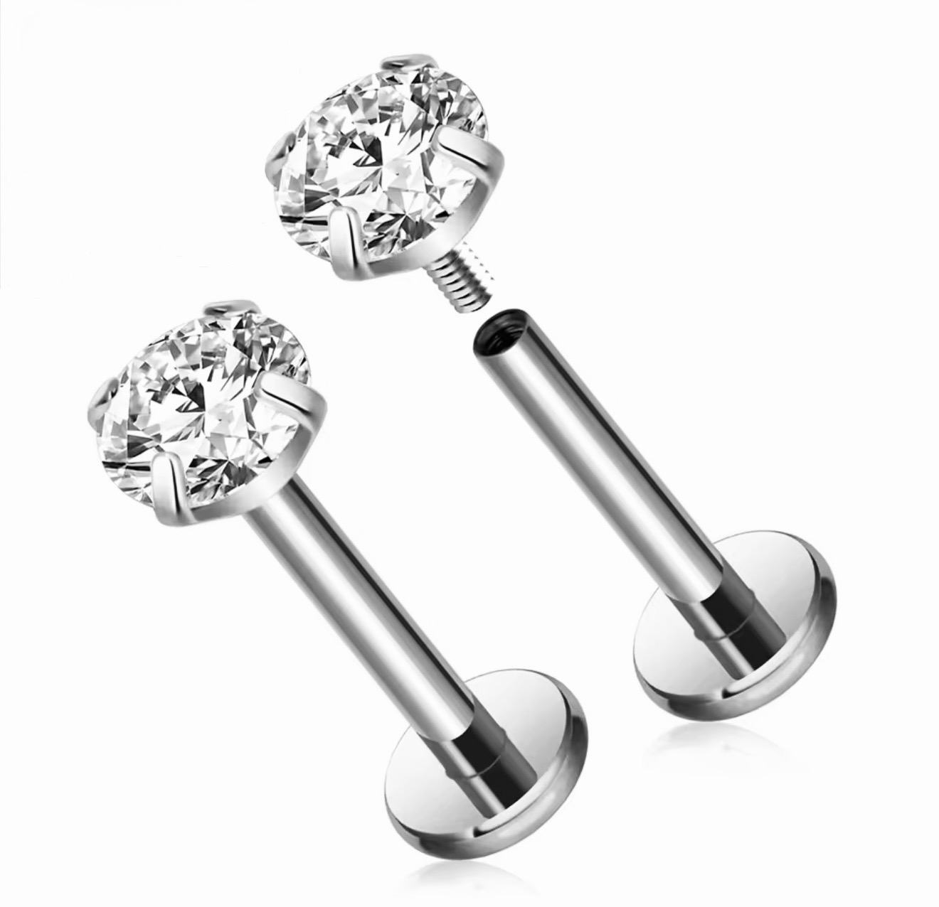 Premium Titanium Classic Crystal Solitaire - Image 8